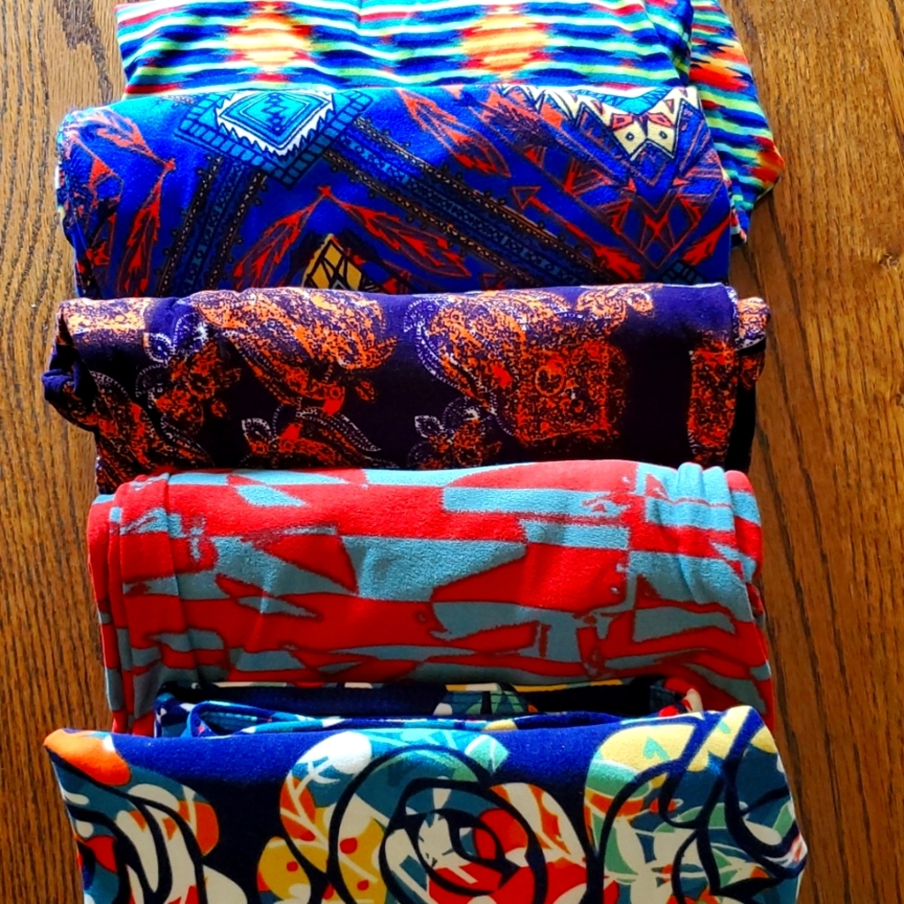 5 Pk Lularoe Tc Leggings